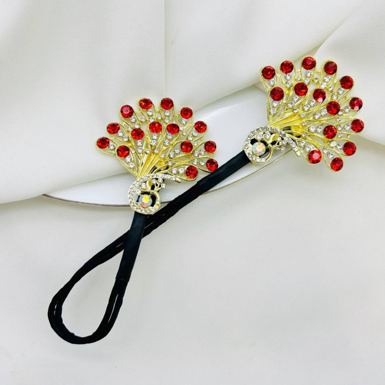 باندفر مجلسی طرح طاووس قرمز