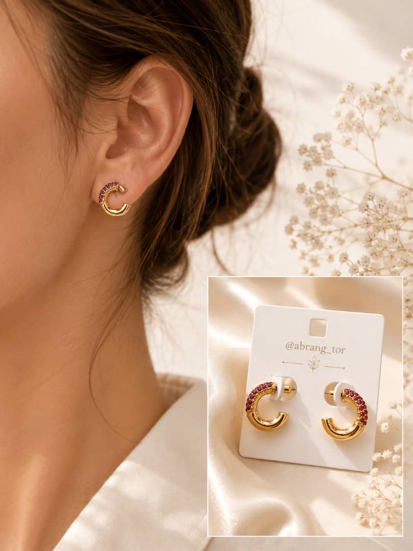 گوشواره زنانه استیل